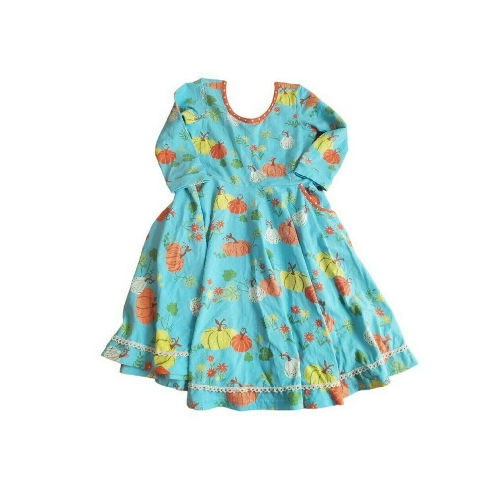 Eleanor Rose Pumpkin Joy Dress 8-10